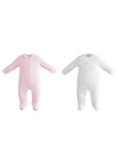 SET DUE TUTINE DI COTONE DA NEONATA 4.2152 NEONATA IDO MINI