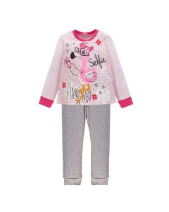 PIGIAMA CALDO COTONE INTERLOCK BI4214 BAMBINA ELLEPI