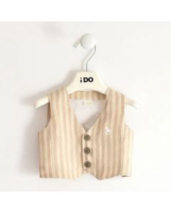 GILET DA NEONATO 4.4099 SMANICATO CON BOTTONI IDO