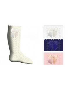 GAMBALETTO TRAFORATO BABY BLUE PER BAMBINA SCOPRI