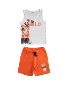 COMPLETO SPALLA LARGA E SHORT 4.4012 PER NEONATO IDO