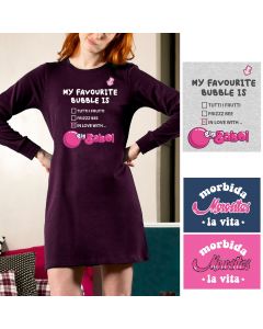 CAMICIA DA NOTTE BIG BABOL/MOROSITAS 7148 DONNA SABOR