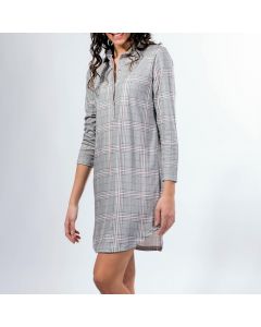 CAMICIA DA NOTTE CALDO COTONE A675 DONNA AMICA
