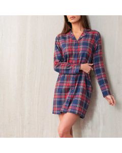 CAMICIA DA NOTTE APERTA 5172 CHRISTMAS JADEA