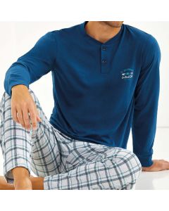 PIGIAMA UOMO GP1066 LUNGO FRESCO COTONE IL GRANCHIO