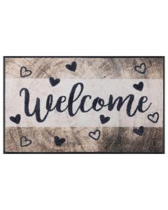 TAPPETO WOODEN WELCOME 50*75 WASH AND DRY KLEEN TEX